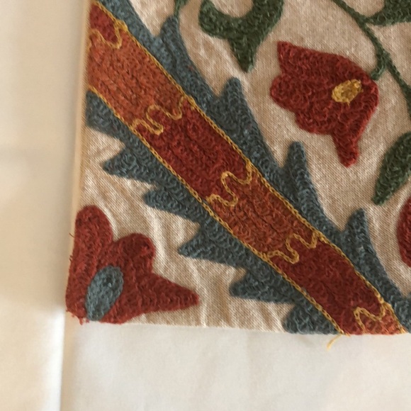 Pottery Barn Suzani bolster pillow - Picture 3 of 5